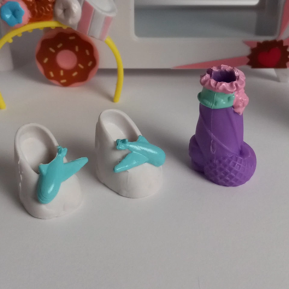 Shopkins Shoppies Лот Запчастей для Обуви Игровой Набор Пончик Donatina Skyanna Popette Peppa - Изображение 2 из 4
