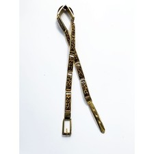 Womens Simulated Leather  Steel Animal Print Size M