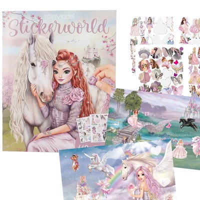 TopModel Stickerworld Viva Violet sticker book Fairy Unicorn Unicorns fairies