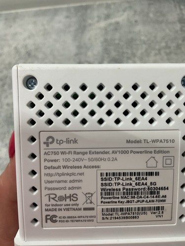 TP-LINK AV1000 Gigabit Powerline AC Wi-Fi Kit - TL-WPA7510 Only - Picture 5 of 9