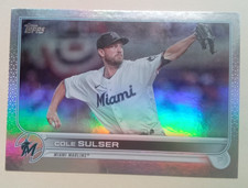 2022 Topps Series Update Rainbow Foil Card #US103 COLE SULSER MIAMI MARLINS