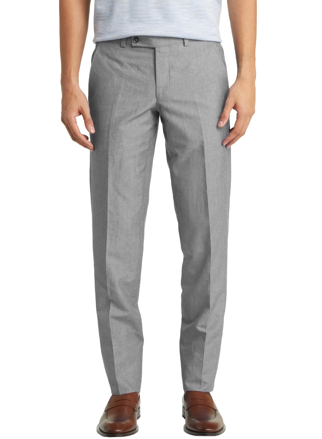 Мужские льняные брюки Robert Graham Russell 36 серого цвета - 228 новозеландских долларов 14590₽