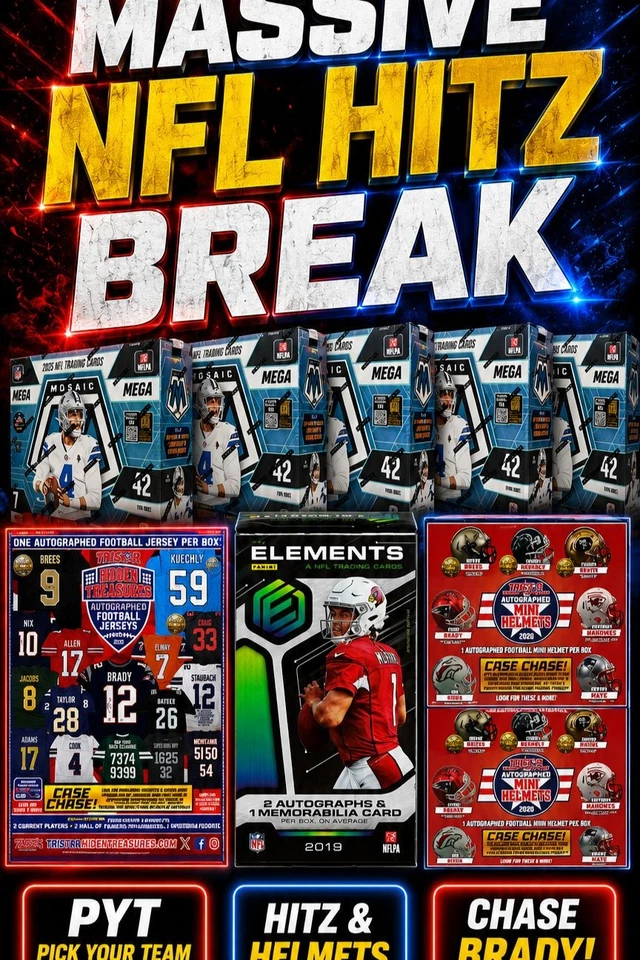 🏈 LOADED NFL Break + Loads Of Inventory 💪