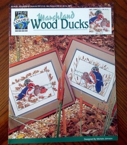 True Colors Marshland Wood Ducks counted Cross Stitch Pattern
