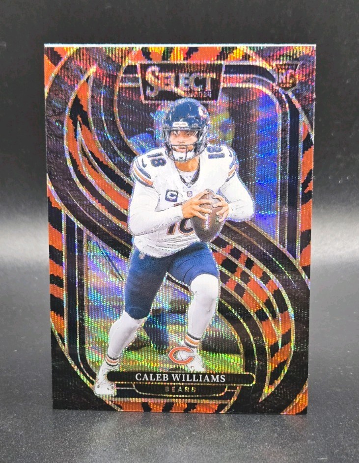 2024 Panini Select Premier Level Caleb Williams #114 Tiger Prizm (RC) Bears SSP
