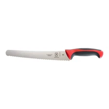 Mercer Culinary Millennia 10 Inch Red Kitchen Knife High Carbon Steel Ergonom...