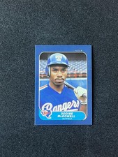 1986 Fleer Classic Miniatures #111 Oddibe McDowell Baseball Card