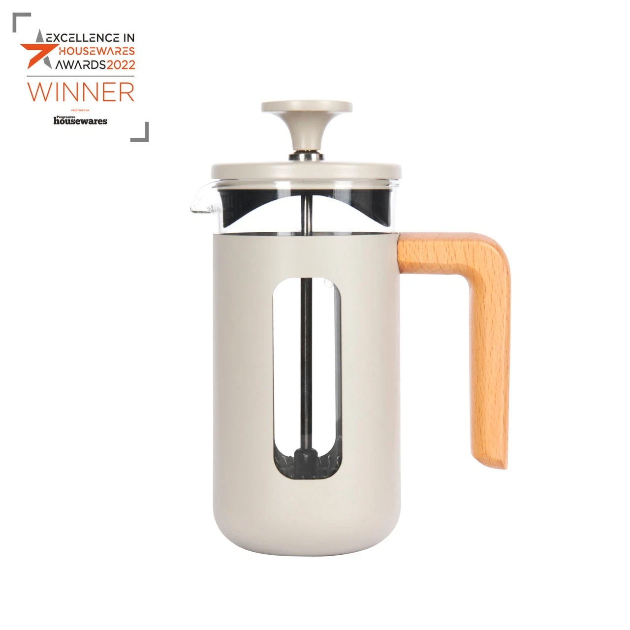 La Cafetiere Pisa Cafetiere, 3-Cup, Latte