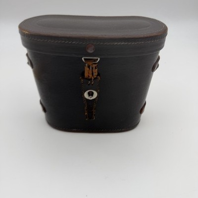 Vintage Binocular Case Brown Leather ~ Case Only