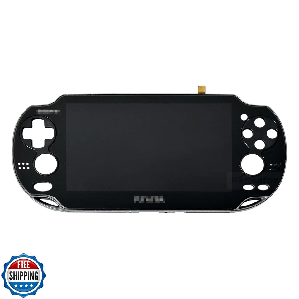 Partsatoz Black LCD Display Touch Screen Digitizer Glass Assembly with Bezel  - Image 2 of 4