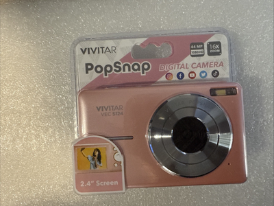 Vivitar Popsnap Digital Camera Pink 16x Zoom 1080p Micro SD NEW | eBay