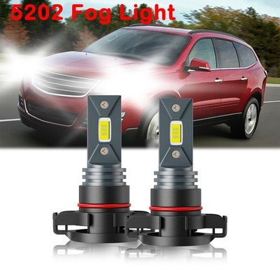 For Chevrolet Traverse 2018-2020 LED Fog Light Bulb Conversion Kit 6000K White