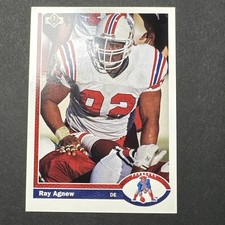 1991 Upper Deck #352 Ray Agnew New England Patriots