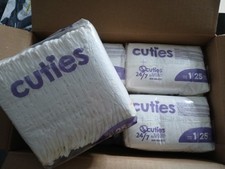 Cuties Complete Care Baby Diaper Size 1 8 to 14 lbs. CDB001 25 Ct