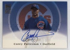 2002 Topps Corey Patterson #TA-17 Auto hg6