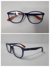 Ray-Ban Junior RB1619 Eyeglass Frames Only 47-16-130 Blue Orange 3775 Authentic