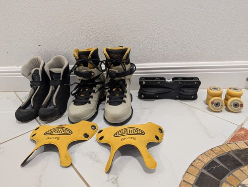 Salomon ST One Aggressive Inline Skates, 3D printed souls, Intuition Liners (Sm)