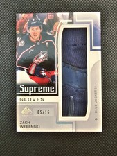 2024-25 Upper Deck SP Game Used Supreme Gloves 05/15 Zach Werenski #SP-ZW