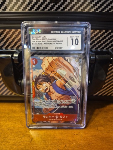 Monkey.D.Luffy (Alternate Art) graded CGC 10 for sale on eBay