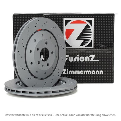 Zimmermann FORMULA Z Bremsscheiben Satz für BMW F87 M2 F80 M3 F82 F83 M4 hinten