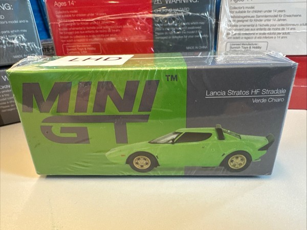 Minigt Mini Gt 1:64 Lancia Stratos Hf Stradale Leicht GrüN (Lhd) Bnib-image