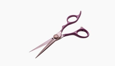 Haarschneideschere e-kwip+ Burgundy Touch BGT-55 5,5 Zoll titanbeschichtet
