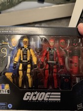Hasbro G.I. Joe Classified Series G.I. Joe Diver vs Cobra Diver Set w Alt Head