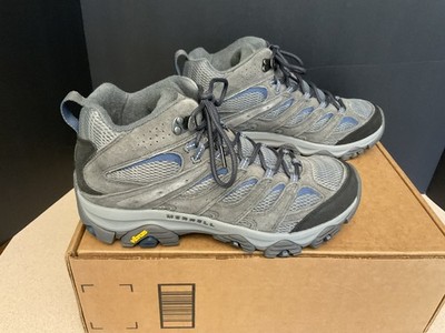 New! Mens Merrell Moab 3 Mid Granite Hiking Boots. Size 9.5. Awesome Boots!