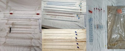 Laborbedarf Konvolut Laborglas - Glaspipetten und vieles Anderes