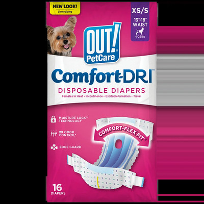 Pet Care Disposable Female Dog Diapers | Absorbent with Leak Proof Fit | X