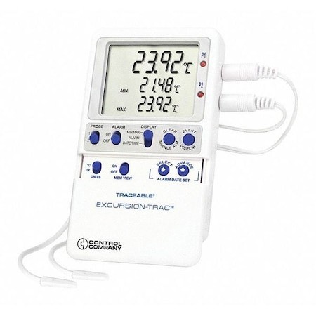 Traceable 6433 Digital Data Logging Thermometer, Excursion-Trac With (2) Bullet - Picture 1 of 1