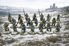 WINTER FEMALE WARRIOR ARMY 20 28mm fantasy miniatures LOTR OATHMARK FROSTGRAVE