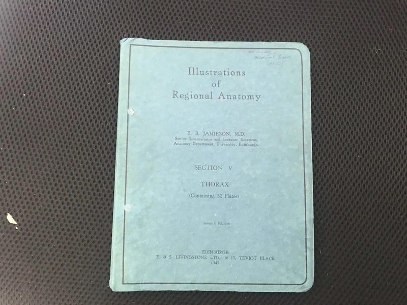 Ilustrations of Regional Anatomy, E.B. Jamieson 1947 Section 5, 32 Plates Rare M