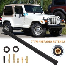 7 Short Aerial Antenna Mast Radio Amfm Reception For Jeep Wrangler 2007-2025