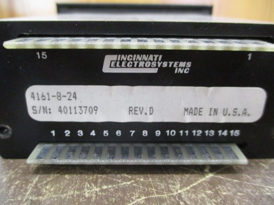 Cincinnati Electrosystems 7-Segment Display 4161-8-24 Used - Image 3 of 4