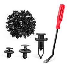 100PCS 6.5mm 7mm 9mm Compatible with Toyota Push Type 100 Clips + Remover