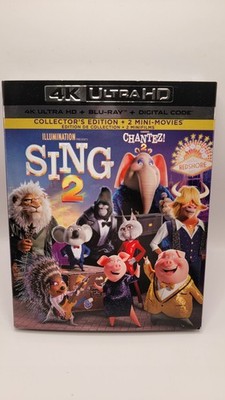 Sing 2 (2021) 4K UHD Blu-ray Ultra HD New Sealed Collector's Edition