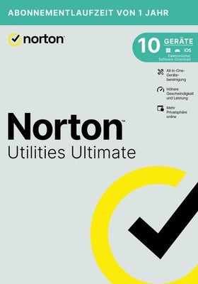 Norton Utilities Ultimate | 10 Geräte | Download & Produktschlüssel