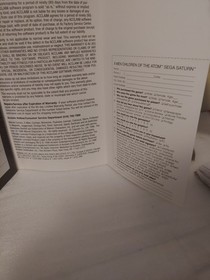 X-Men: Children of the Atom. 1996. Sega Saturn. disc. case. manual w/...