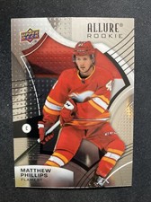21-22 UD Allure Hockey Rookie 118 Matthew Phillips