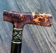 Walking Stick Cane Exclusive accessory hand made one of a kind - H9