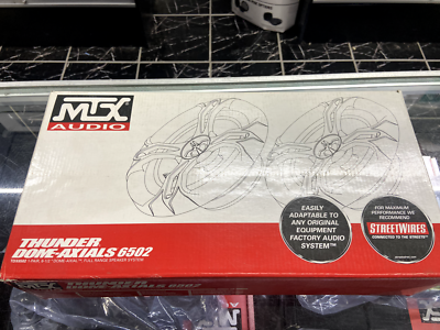 MTX THUNDER TDX 6502 2-WAY COAXIAL CAR SPEAKERS *CLASSIC