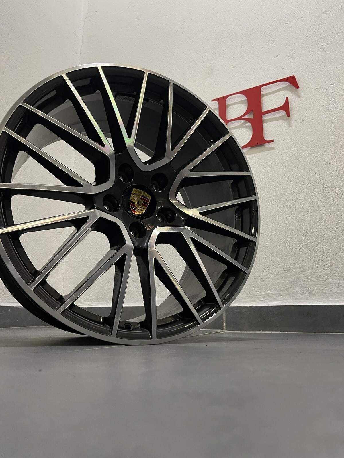 1x Original Porsche Cayenne 21 Zoll Felge 9Y0 9Y0601025 BG0 Felge 21“ Bicolor