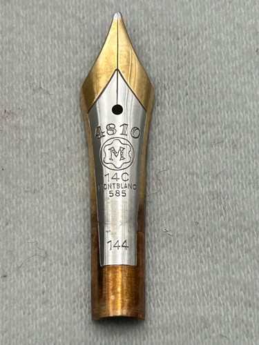 Nib for Montblanc 144 Celluloid FP, vintage 14C Medium-VG Condition - 第 1/8 張圖片