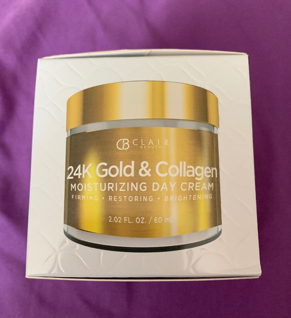 CB CLAIR 24K GOLD & COLLAGEN MOISTURIZING DAY CREAM 2.02 FL OZ BN eBay