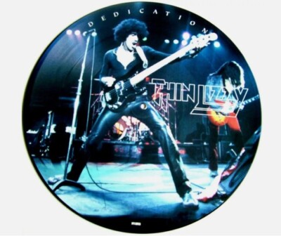NM Thin Lizzy Dedication Cold Sweat Chinatown Bad Reputation VINYL PICTURE DISC