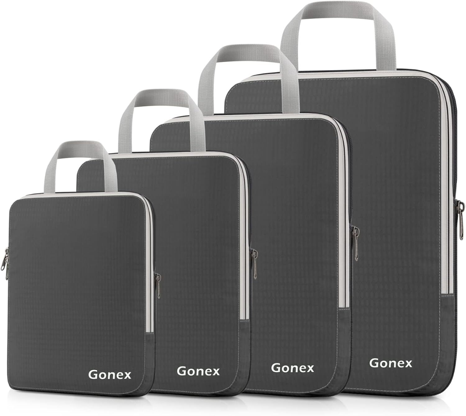 Gonex Compression Packing Cubes Extensible Organizer Bags For Travel Suitcase O