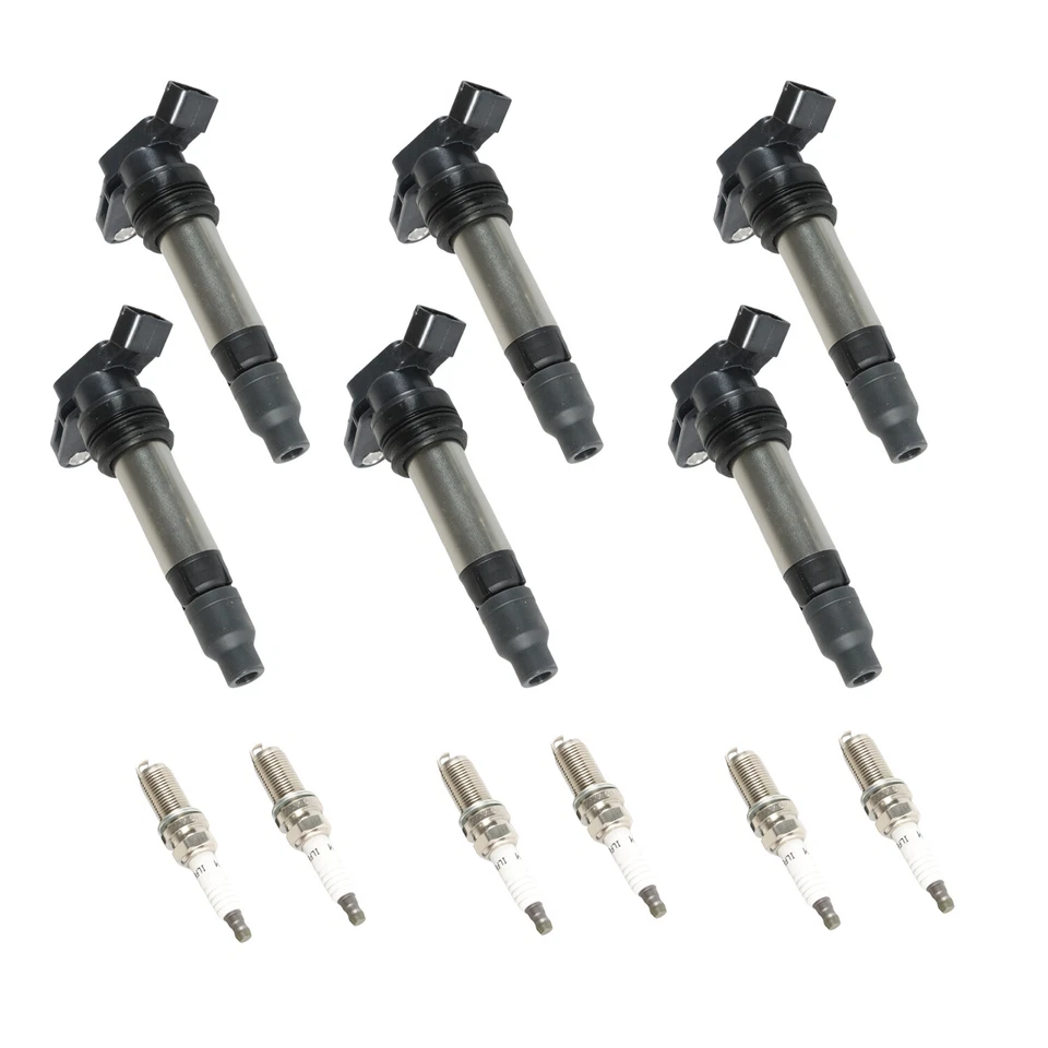 Kit de 6 piezas de bobina de encendido y bujía de iridio para Volvo XC70 2008-2011 3,0 L 3,2 L Foto 2 de 4