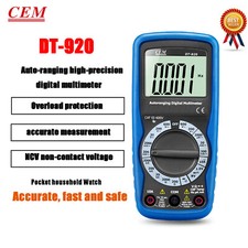 DT-920 Compact True RMS Digital Multimeters Digital Display 