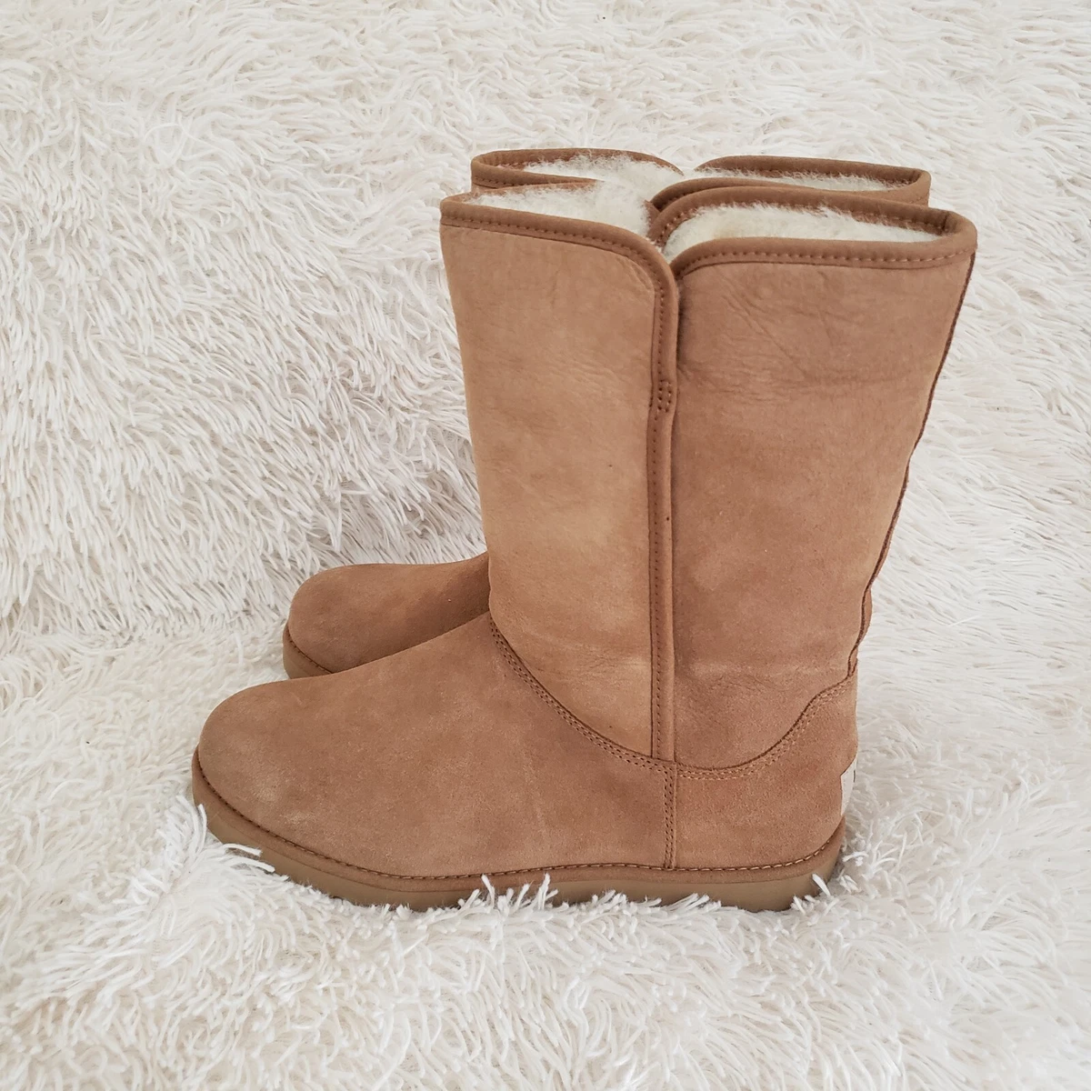 UGG Women s Michelle Chestnut Suede Winter Boot New Size US 7 eBay